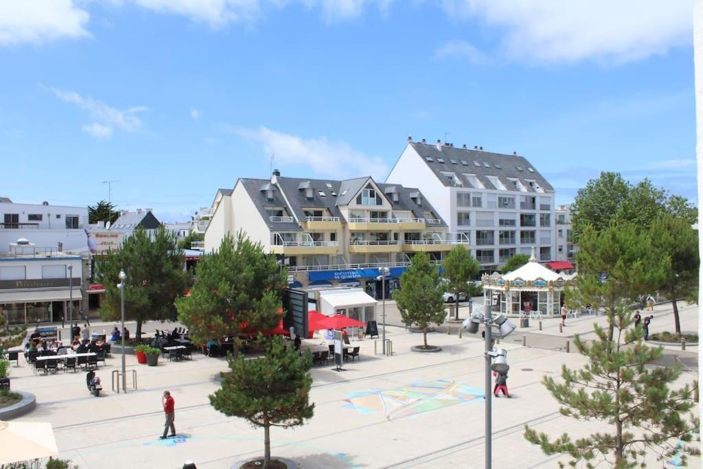 « L'Oceanix » Vue Grande Plage 2Ch Wifi 基伯龙 外观 照片